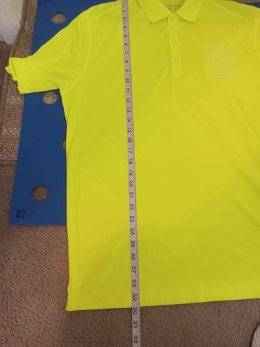 Camisa Fairway & Greene Adulto Grande 2019 Plant Barry Apso Charity Golf Amarillo Neón - Imagen 14 de 16
