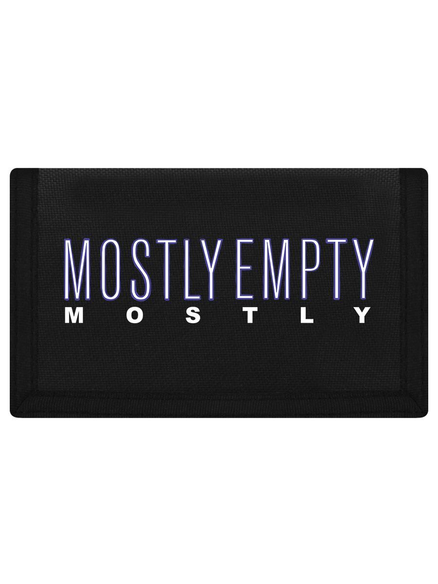 Wallet Mostly Empty Ripper Black 13 x 8cm