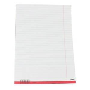 Mead legal pad 8.5x11 wht * 50ct (043100596066)