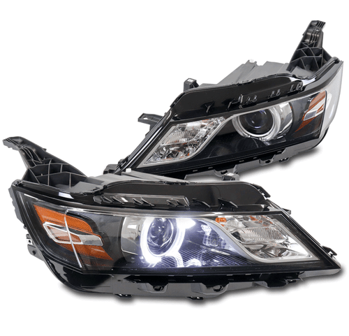 For 15-20 Chevrolet Impala HID LED Halo Projector Headlight Headlamp Lamp Chrome - Picture 1 of 10