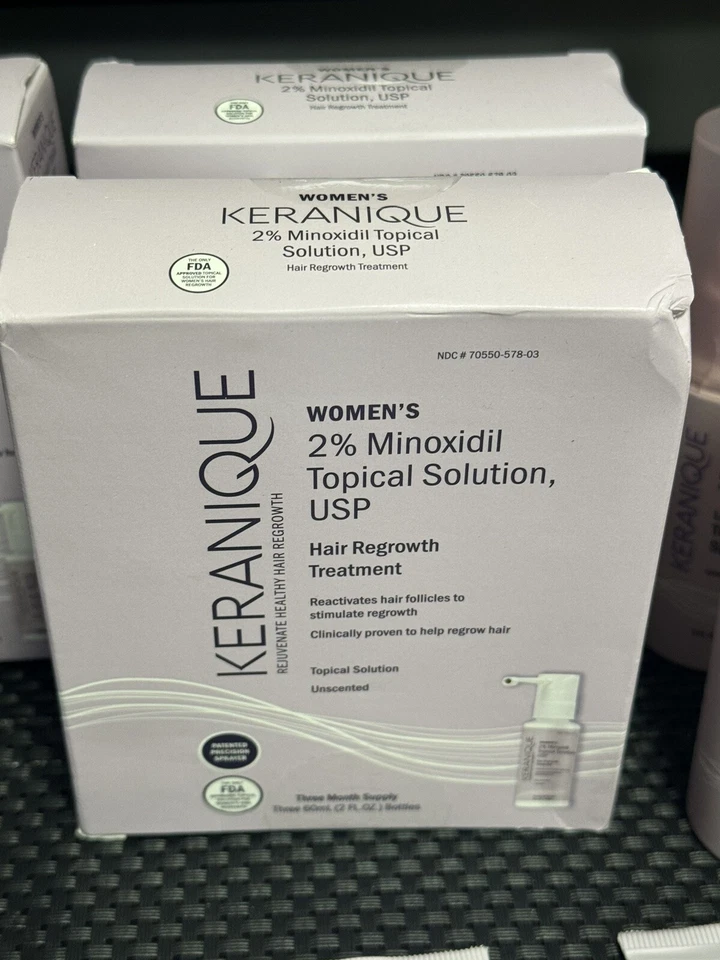 Lote de 10 Sistema de Regeneración del Cabello Keranique, Nuevo Foto 3 de 4