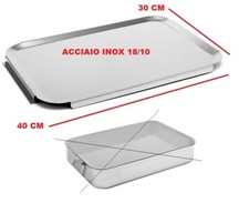 COPERCHIO PER LASAGNERA TEGLIA 30x40 ACCIAIO INOX 18/10 PINTI PROF 6 2022 