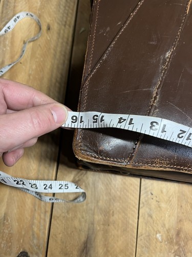 Mid-Century Bosca Vtg Leather Lawyer Executive Briefcase Doctors Bag HUGO BOSCA - Picture 17 of 19