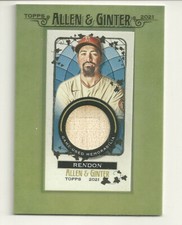 CLOSEOUT! ANTHONY RENDON 2021 Topps A&G Mini Framed Game Used Bat Relic #MFR-AR