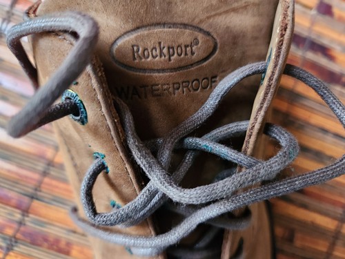 Rockport Men's Brown Suede M4119 Laceup Oxford Waterproof Shoes Size 17 D NEW - Picture 16 of 17