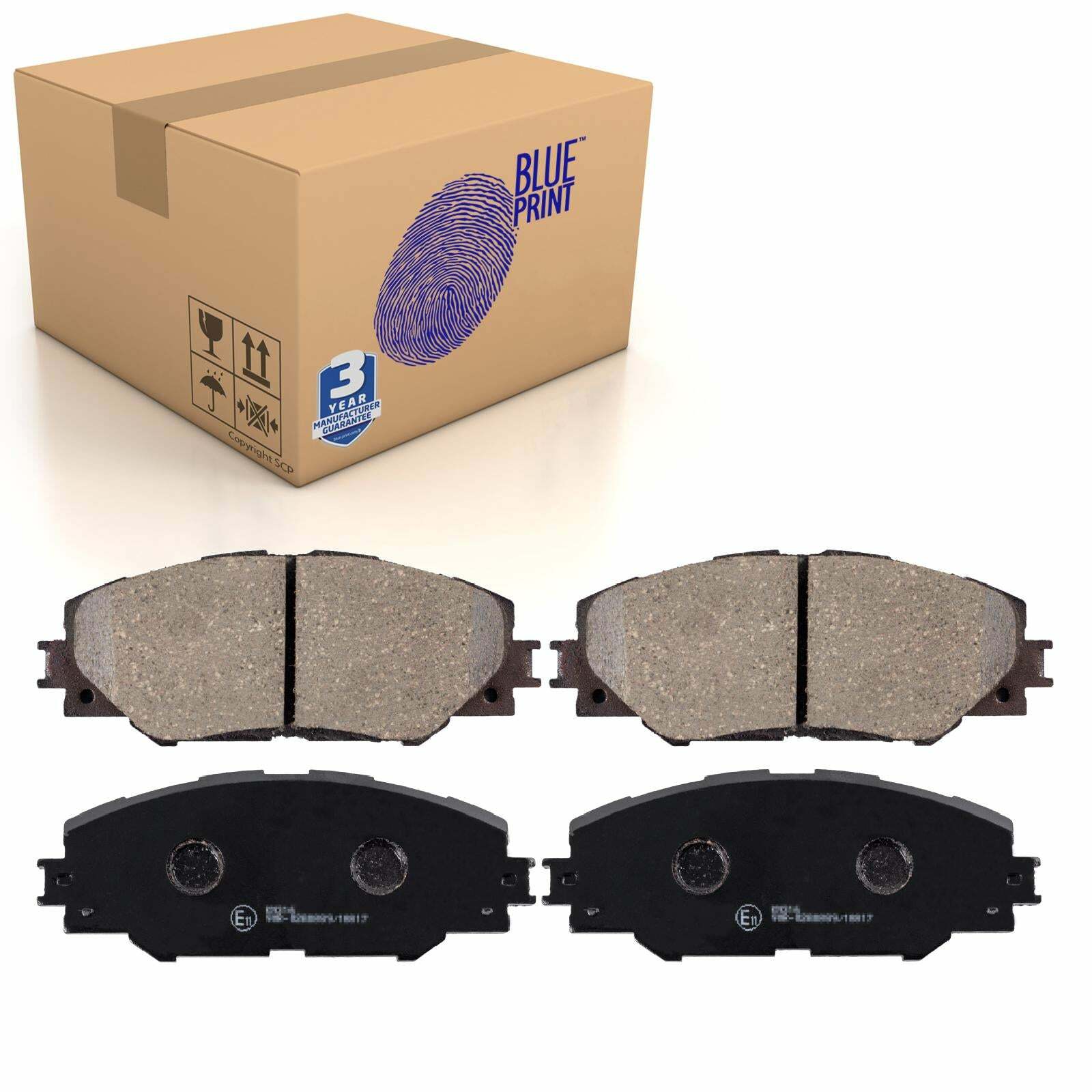 Fits BLUE PRINT HAMULCE ADT342162 BRAKE PADS TOYOTA RAV 4 06- - Image 11