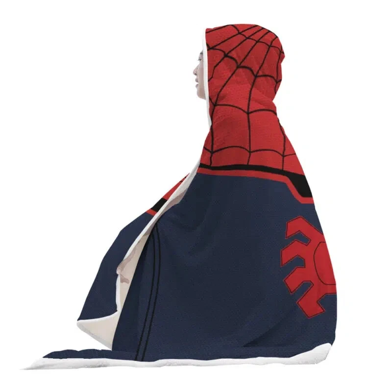 Stark Suit Spiderman Marvel Hooded Blanket