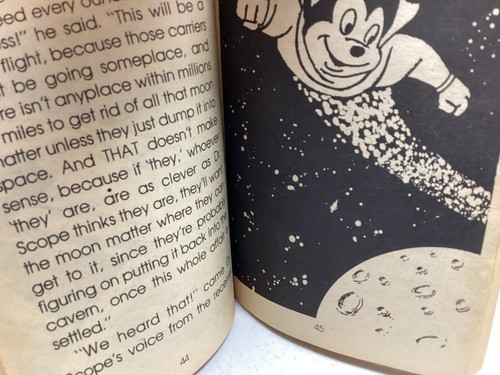 1980 Mighty Mouse and the Moon Men Softcover Hannah-Barbera Vintage - Picture 4 of 4