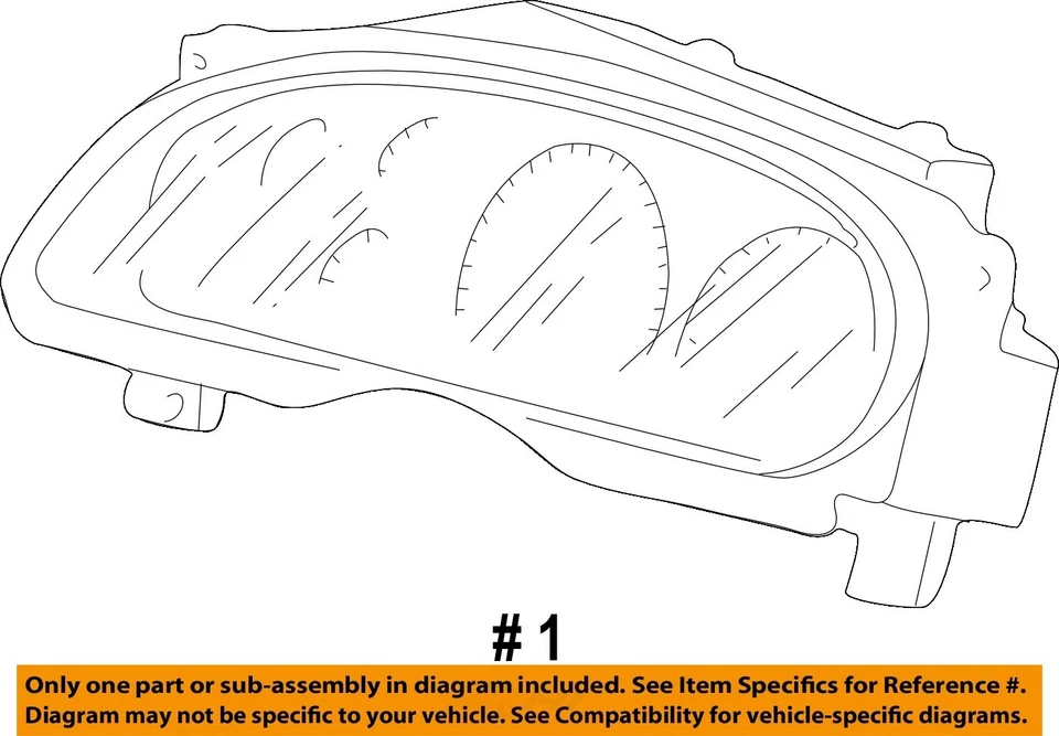 Ford F350 2003 velocímetro OEM 6,0 L tracción trasera automática Foto 4 de 4