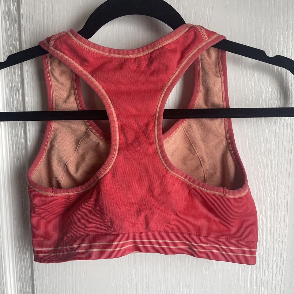Athletic Bra T-back Sports Orange 2 Color Plus - Image 4 of 4