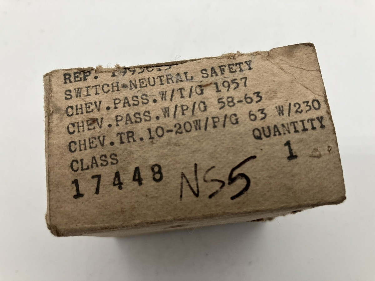 57-69 Buick Chevrolet F85 Tempest Neutral Switch BOWMAN D2200