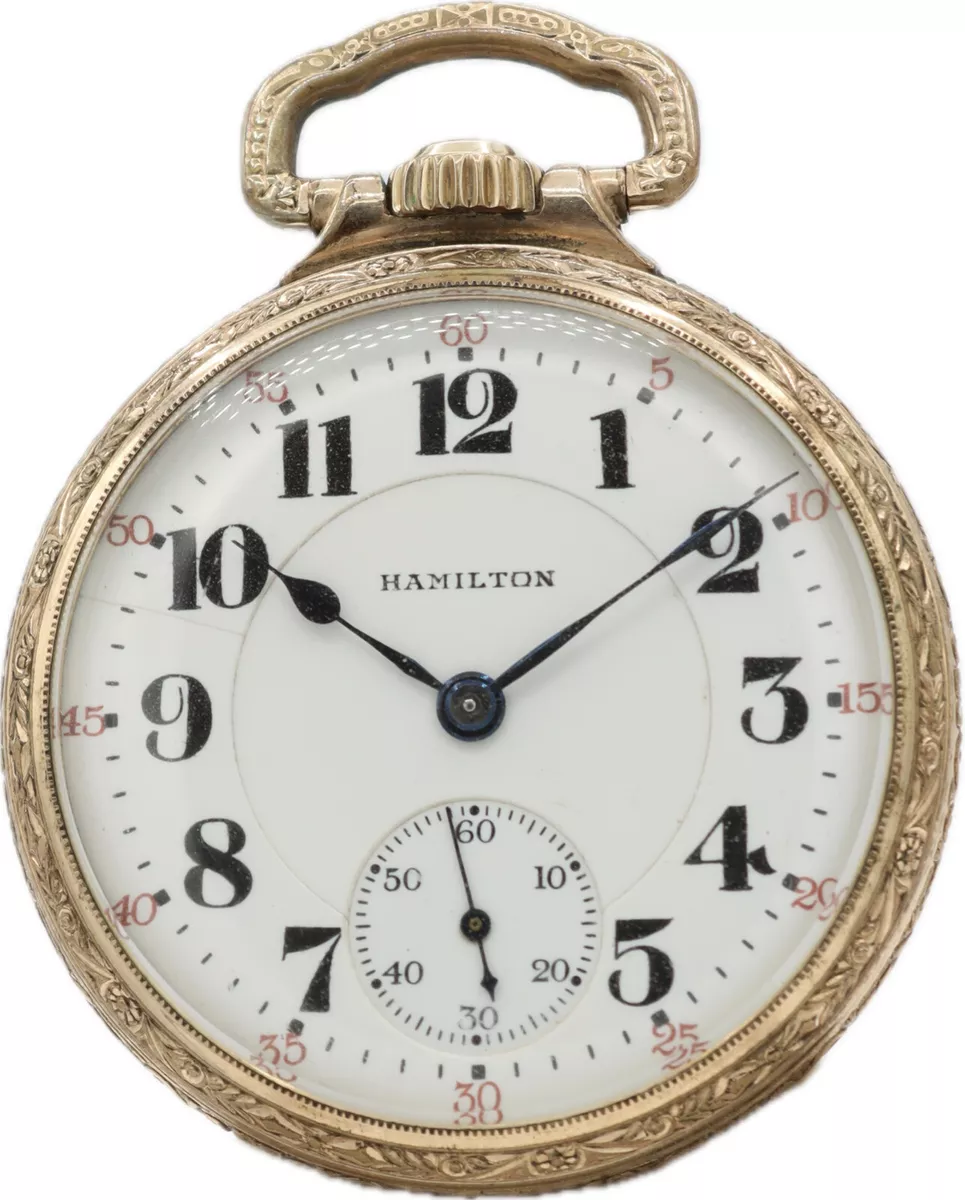 Hamilton 23 jewel pocket best sale watch