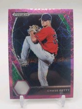 Chase Petty 2021 Panini Prizm Draft Picks Pink Velocity