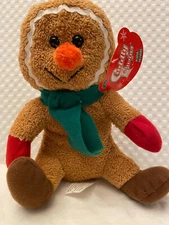 Cuddly Cousins Gingerbread Man Plushy 8 Inches Tall Christmas Plush