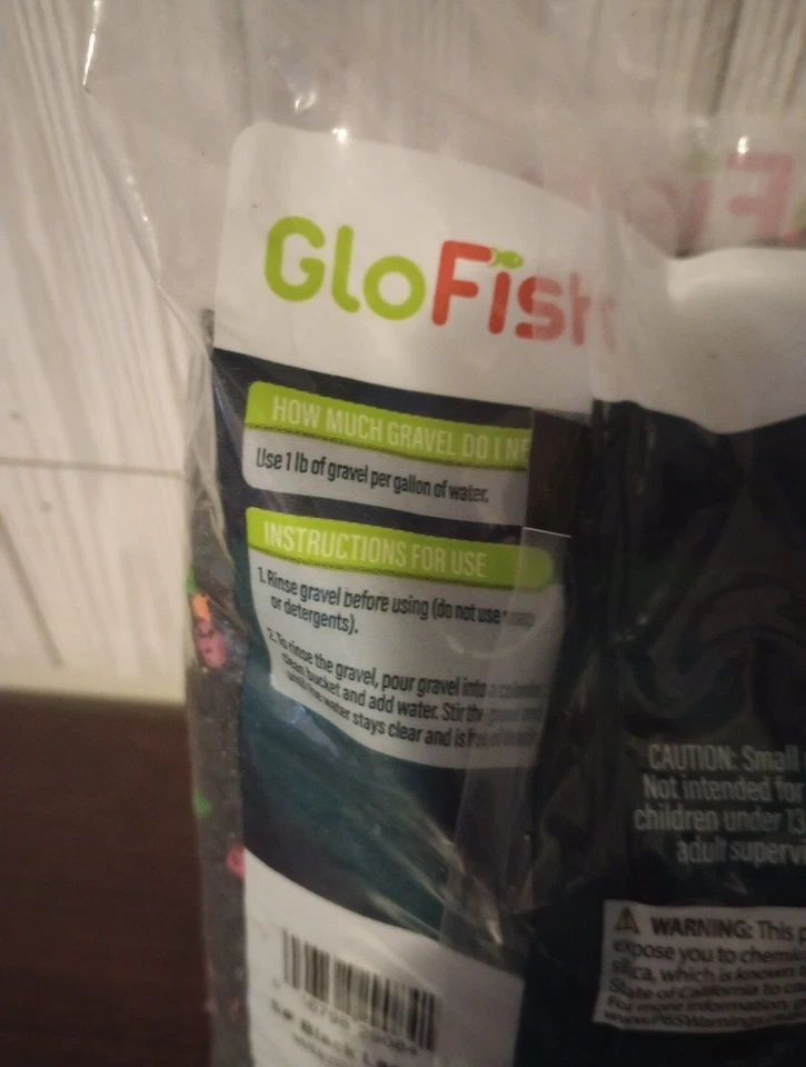 Aquarium Gravel, Fluorescent Colors, Complements Tanks, 5-Pound Bag - Image 4 of 4