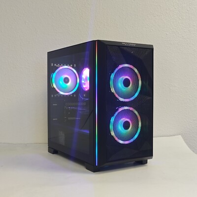 Gaming PC RGB i7 64GB RAM 1TB SSD RX580 Desktop Computer WINDOWS 11 Pro WIFI