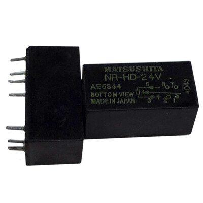 2Pcs MATSUSHUITA NR-HD-24V AE5344 24VDC Power Relay 7Pins