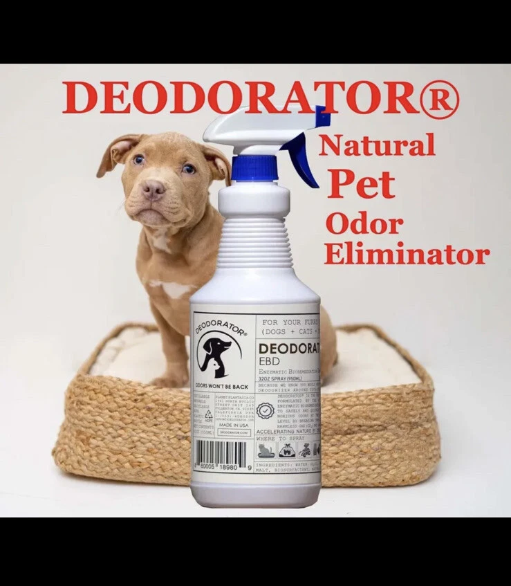 DEODORATOR® Safely Destroys Dog Bed Odors Eliminate Dog