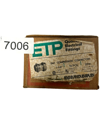 ETP  2234, Size 1-1/4, Compression Connectors - Box of 10