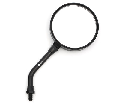 Universal Black Round Motorcycle / ATV Mirror - 10MM Honda Kawasaki Suzuki