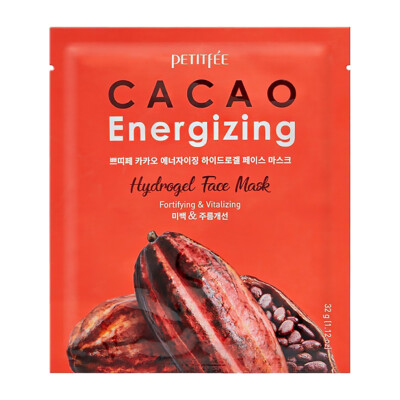 Petitfee Cacao Energizing Hydrogel Face Mask 32g - Hydrogel-Gesichtsmaske