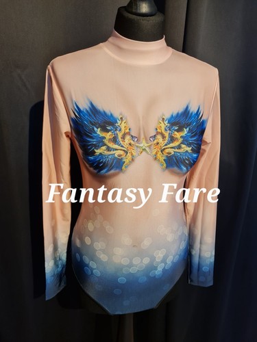Adult Contoured Nude Mermaid Fancy Dress / Halloween / Drag Costume Bodysuit - Picture 3 of 5
