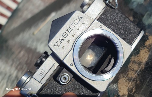 Yashica Penta J #9336914 W/ kaligar 35/3.5 Preset Lens, Working Both, 9+ Body. - Picture 13 of 17