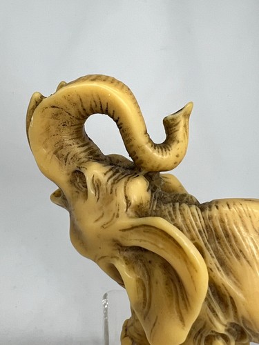 Estatuilla de trompa de elefante de resina de colección coleccionable símbolo de la suerte - Imagen 5 de 8