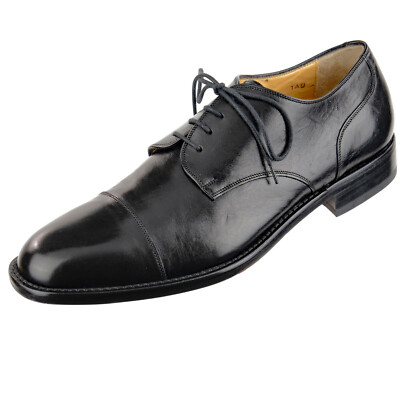 Bruno Magli Black Leather Cap Toe Shoes Size 10.5 M Maioco Oxford – Bruno Magli main image 4