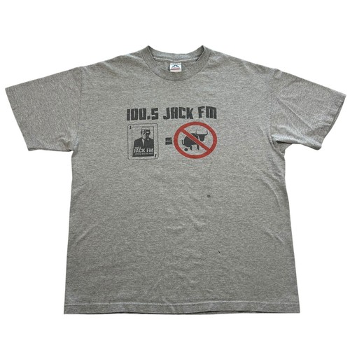 Vintage y2k Jack FM Radio Station Promo Shirt Size XL Playing What We Want NO BS - Picture 2 of 9