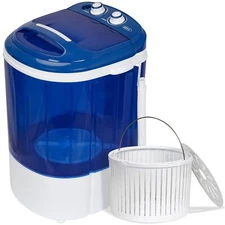 ZENY Portable Mini Washing Machine 5.7 lbs Washing Capacity Semi-Automatic Compa