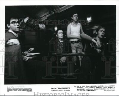 1991 Press Photo The starring cast in a scene from ''The Commitments.''