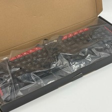 iBuyPower Ares M1 RGB Gaming Keyboard Spill Resistant Black Red Multimedia Keys 4