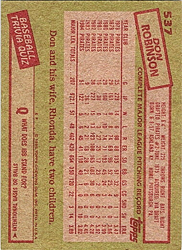 1985 Topps Baseball - Pick / Choose Your Cards List 2 - Picture 143 of 419