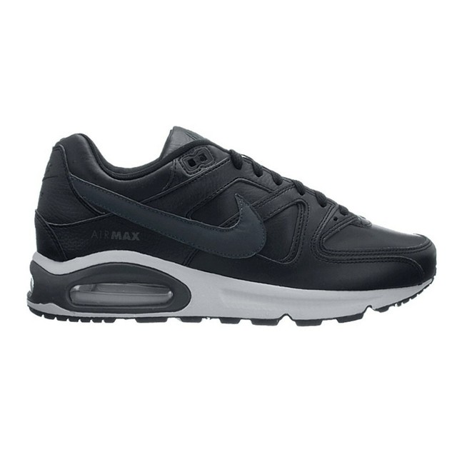 NIKE AIR MAX COMMAND in pelle nera/antracite-Neutro Grigio UK 11 EUR 48 EUR  70,07 - PicClick IT