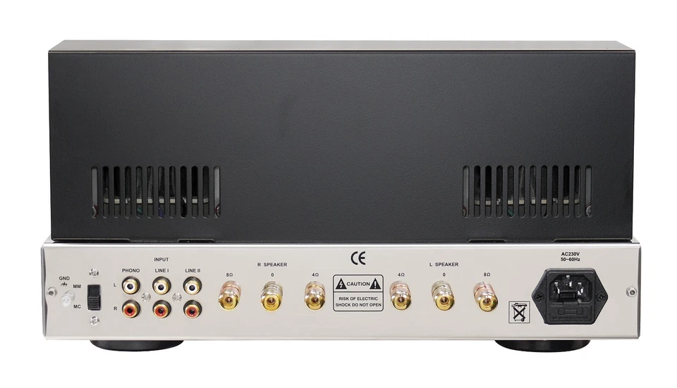 Dynavox VR-70E II Phono Röhrenvollverstärker Chrom mit MM/MC Phono Eingang! - Bild 2 von 4