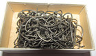 VTG Box Of Eagle Claw Fish Hooks 100 Size No. 80 Plain Wright & McGill Co. USA — photo 3