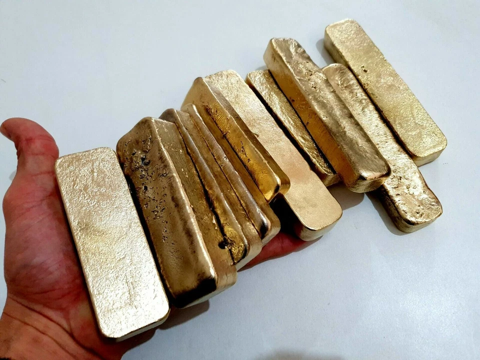 281 Grams Scrap gold bar for Gold Recovery Melted Different Computer Coin Pins - Image 2 of 4