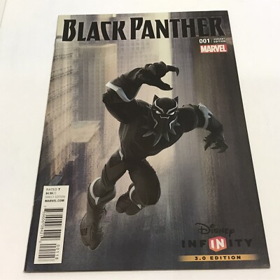 BLACK PANTHER #1 First Print Disney Infinity 3.0 VARIANT 1:10 MARVEL COMICS 2016