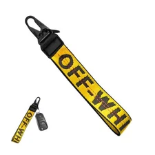	DXNQ Car Keychain Fabric Keychain Wrist Lanyard Key Ring for Cars Keys Wallets	