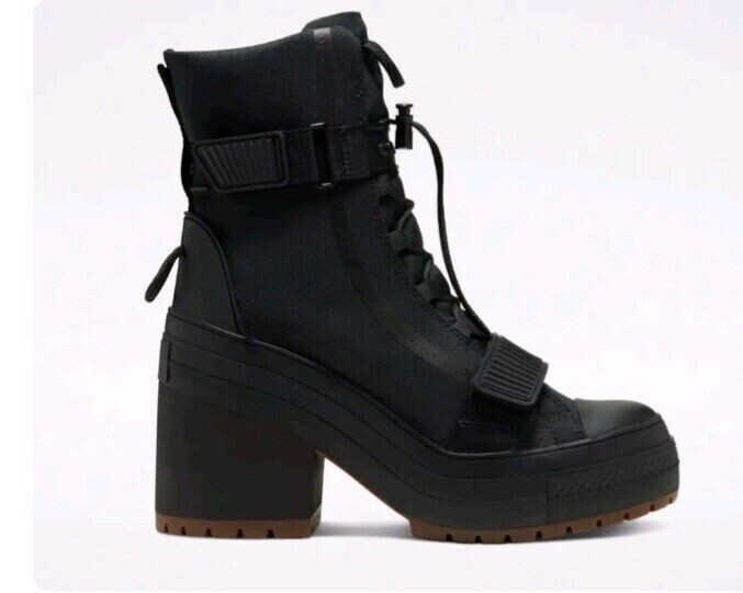 コット　ブラック Converse Chuck GR82 XX-Hi Combat Boots Shoes Platform