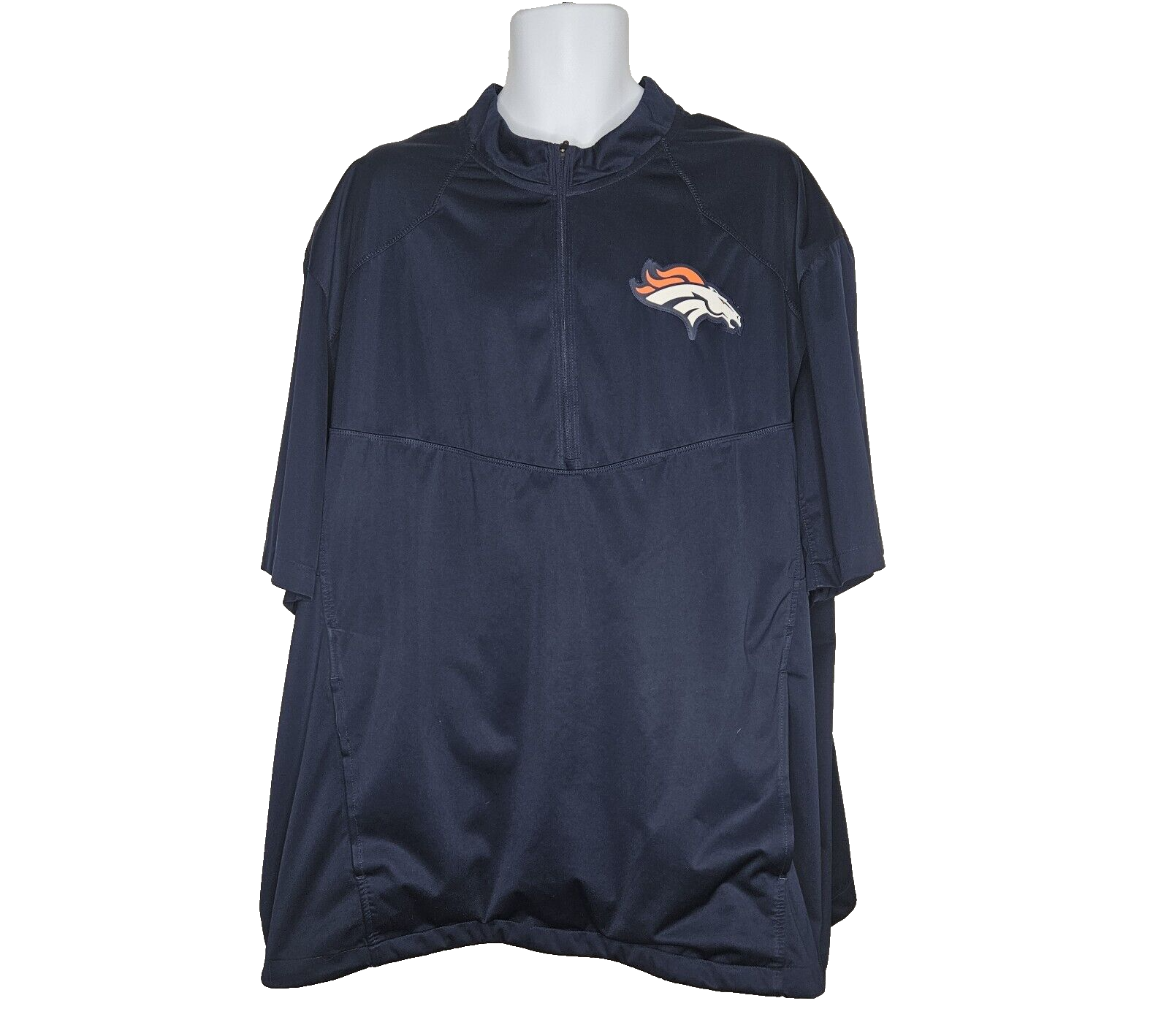 SACAI X NIKE Nike On Field Denver Broncos camicia uomo XL blu navy giacca a vento manica corta