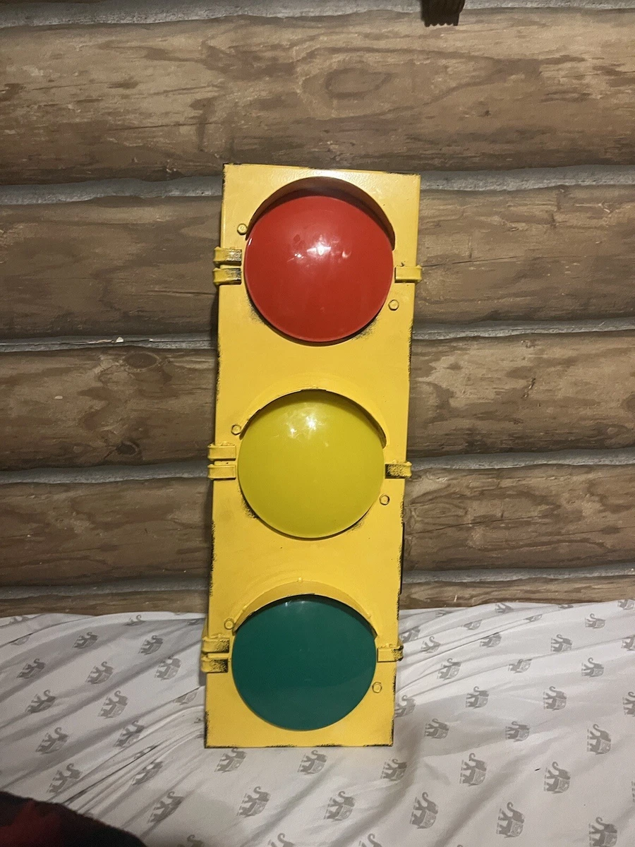 Hobby Lobby Home Decor Traffic Light Wall Decoration EUC eBay