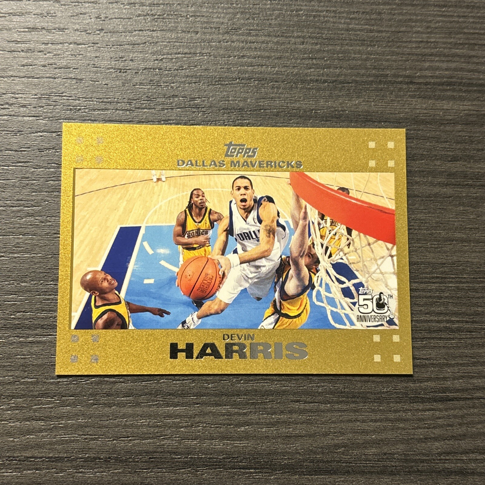 2007-08 Topps Gold Parallel /2007 Devin Harris #52 Dallas Mavericks