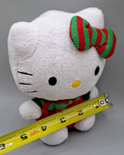 Ty Sanrio Hello Kitty Christmas Plush 6” Stuffed Animal Toy Lovey 2012 Holidays - Picture 8 of 9
