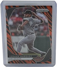 German Marquez 2020 Panini Prizm Baseball Tiger Stripe Prizm SSP Rockies #104