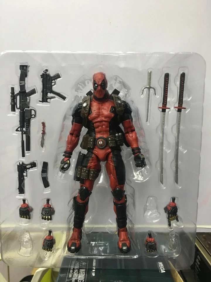 NECA Marvel X-Men Deadpool Ultimate Collector's 8" Figura de Acción Modelo Caja Foto 2 de 3