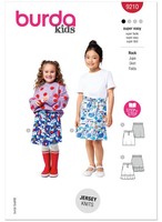 Burda 9210 Kinder Rock NäHen Muster Alter 4 - 11 FäHigkeit: Super Einfach