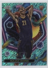 2023-24 Topps Cosmic Chrome Aqua Equinox Refractor 132/149 Isaiah Wong #195 rw6