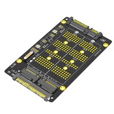 2 in 1 Combo M.2 NGFF NVME PCI-E SSD to U.2 SFF-8639 M.2 NGFF SATA SSD to SATA